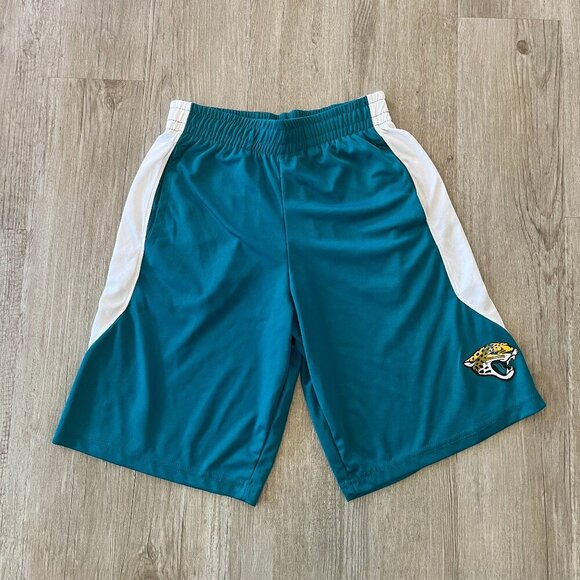 Youth Boys NFL Team Apparel Teal Shorts - XL - Picture 1 of 6